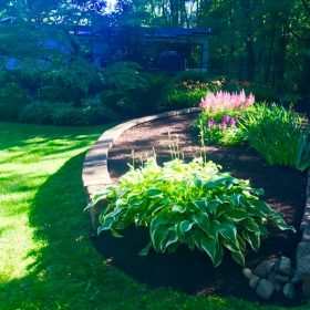 weeding flower bed weeding flower bed